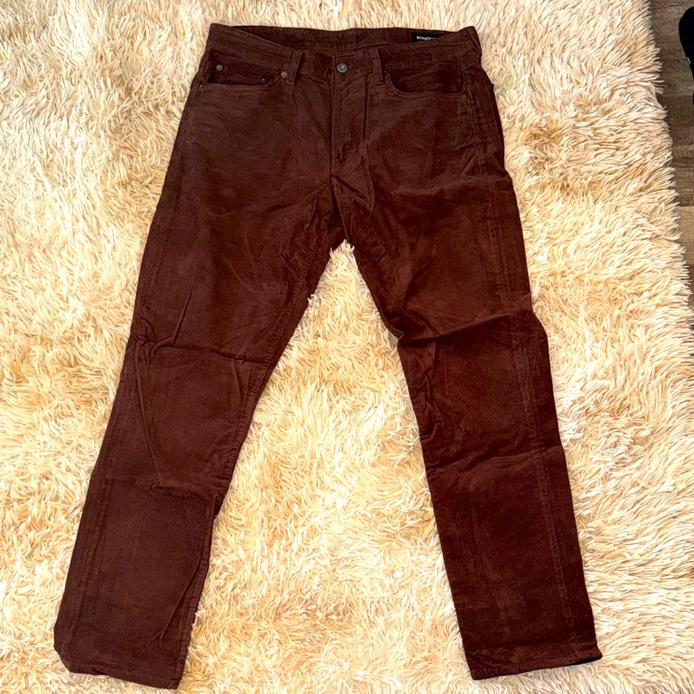 Bonobos Men's Corduroy Pants in Rich Brown - Slim - 34/32